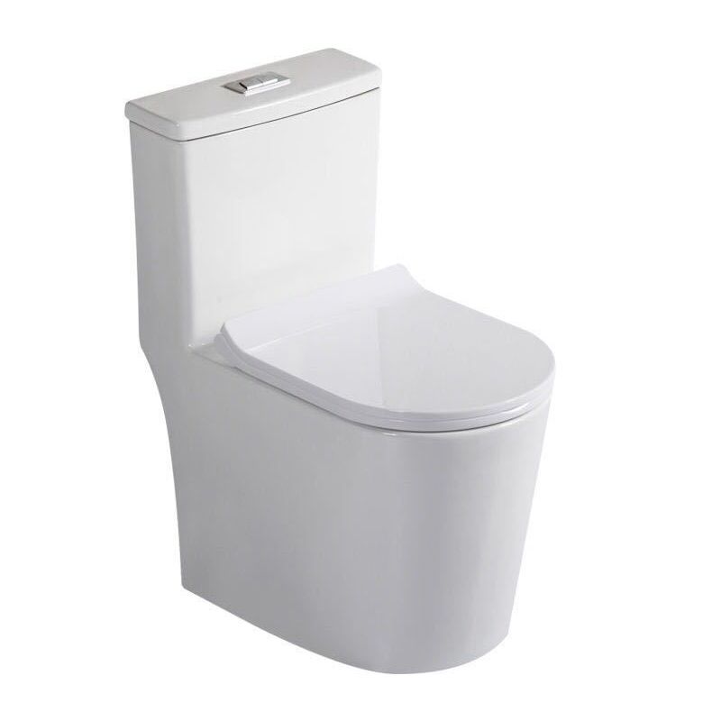 Modern All-In-One Toilet Bowl Floor Mounted Siphon Jet ABS Urine Toilet