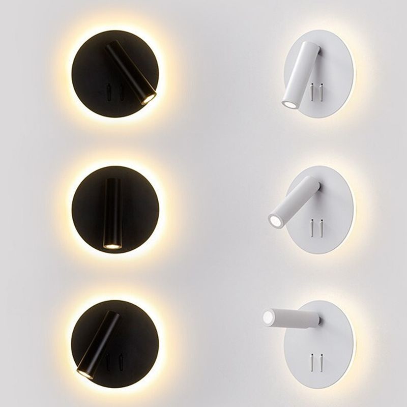 Moderner Stil Metall Wandleuchte geometrische Form Lesen Wandleuchten für Schlafzimmer
