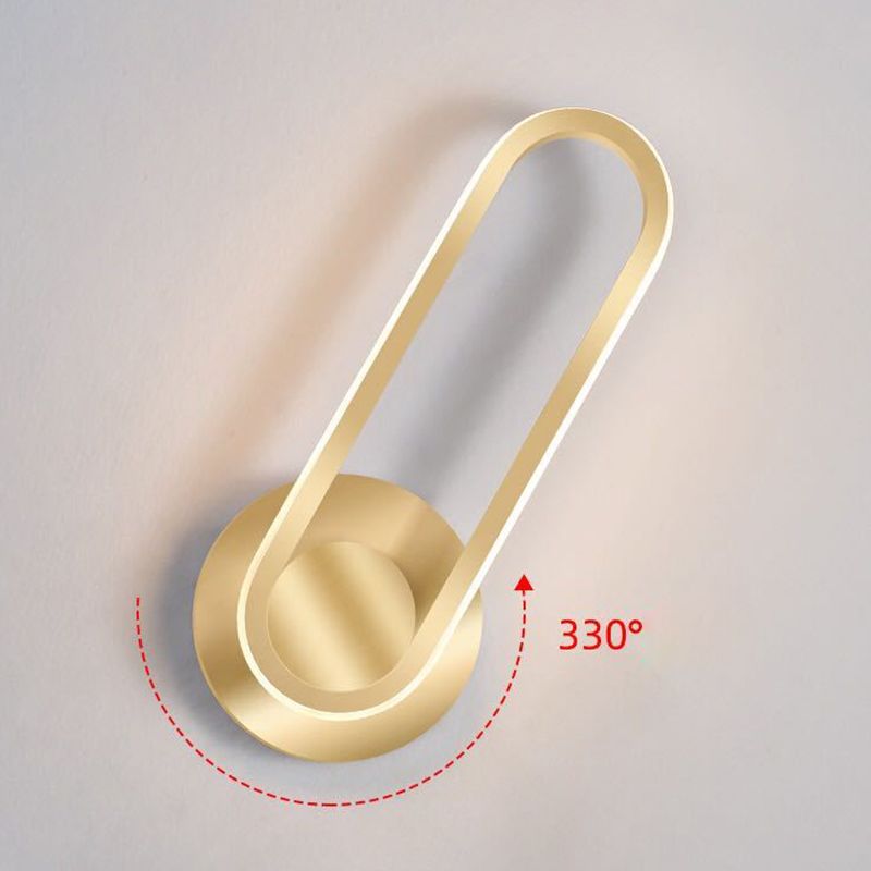 Geometric Wall Lighting Ideas Modern Metal 1 Light Wall Mount Lamp
