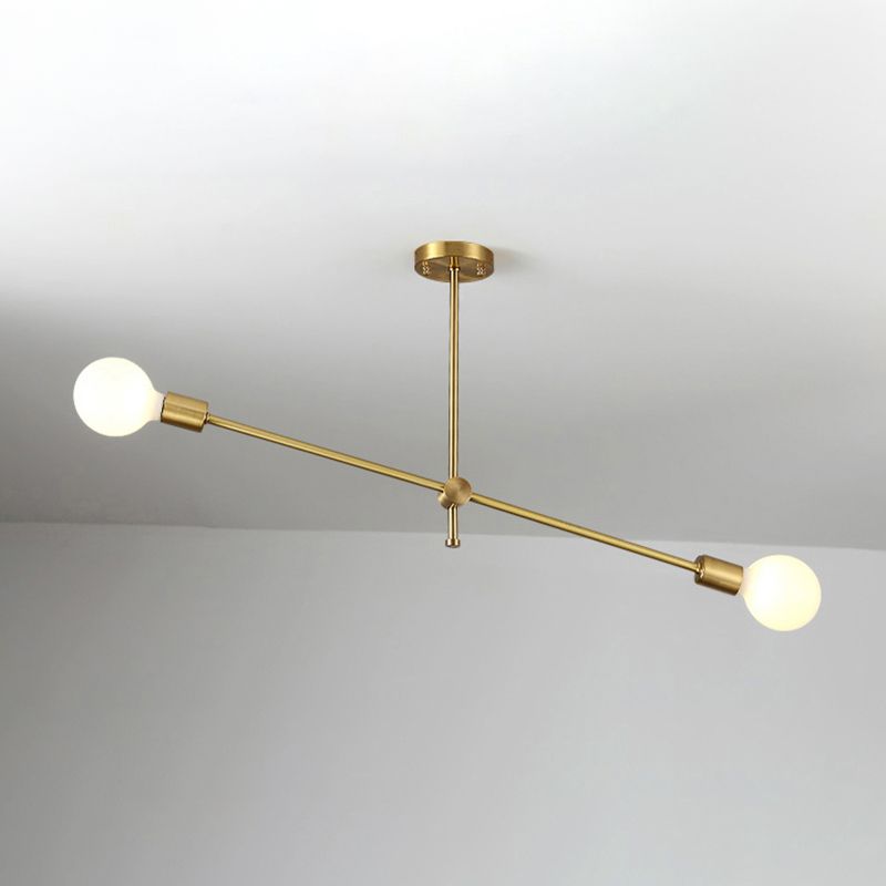 Moderne stijl metalen kroonluchter verlichtingsarmatuur multi -lights sputnik hangende plafondlampen