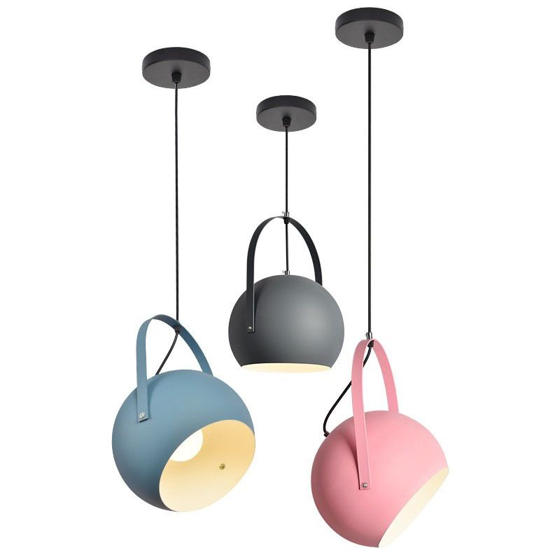 1 leichte Ballhängung Lichter Nordic Style Eisendecke mit hängenden Kabel für das Restaurant