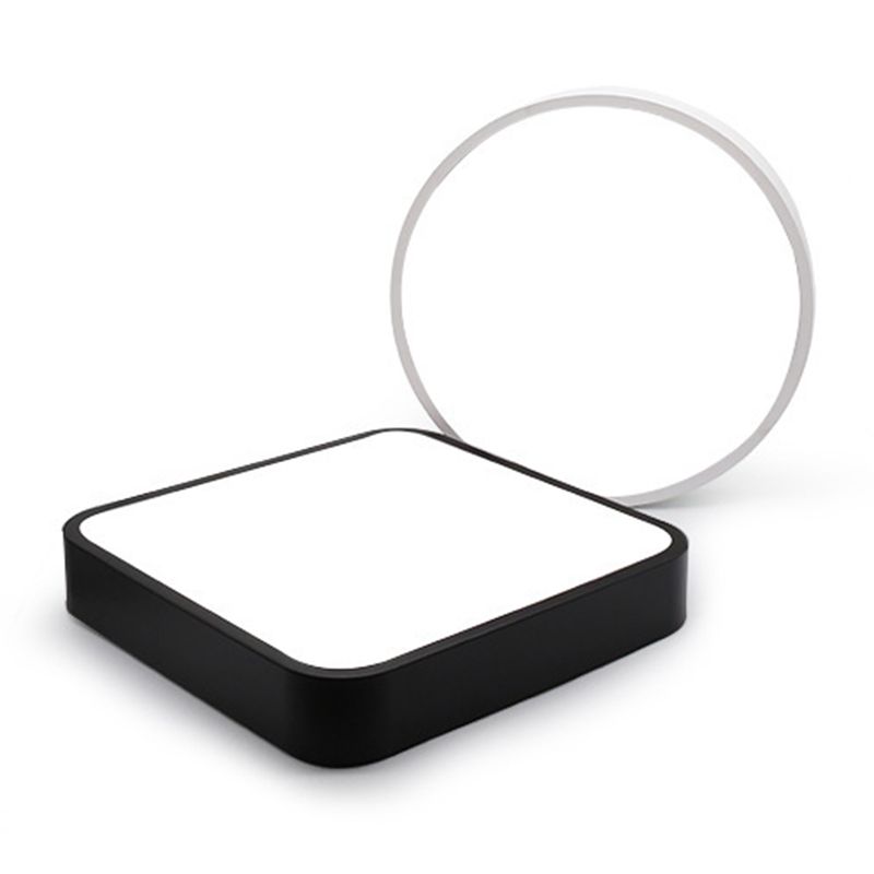 Flush moderne Mont Ceiling Fixture Éclairage Acrylique Montage