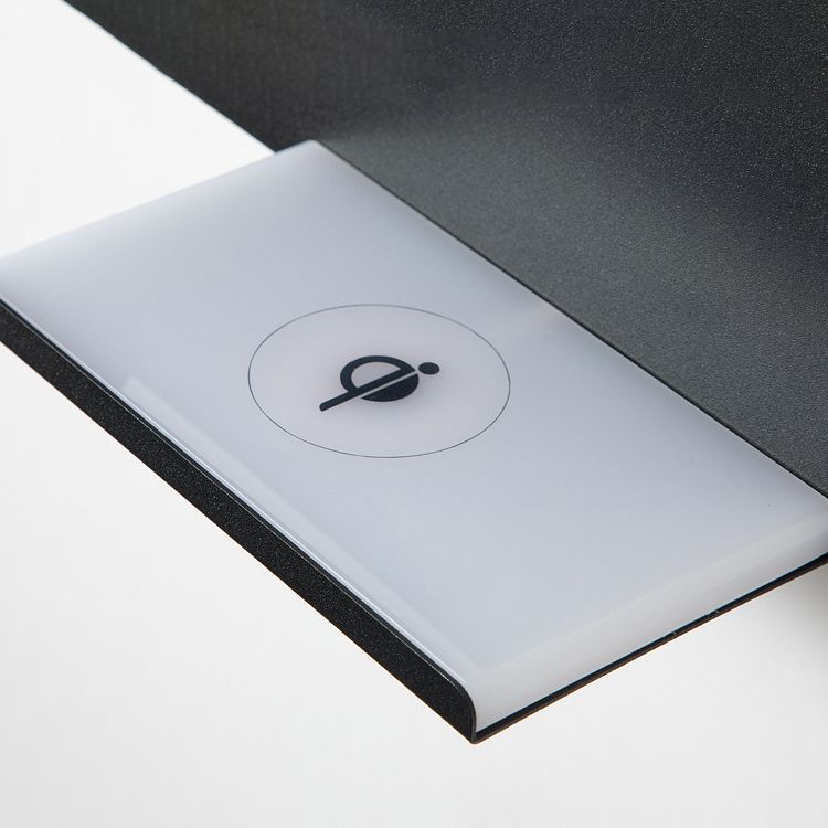 Forma geométrica de lectura de metal luz de pared estilo moderno 2 luces de montaje de pared lámpara de luz