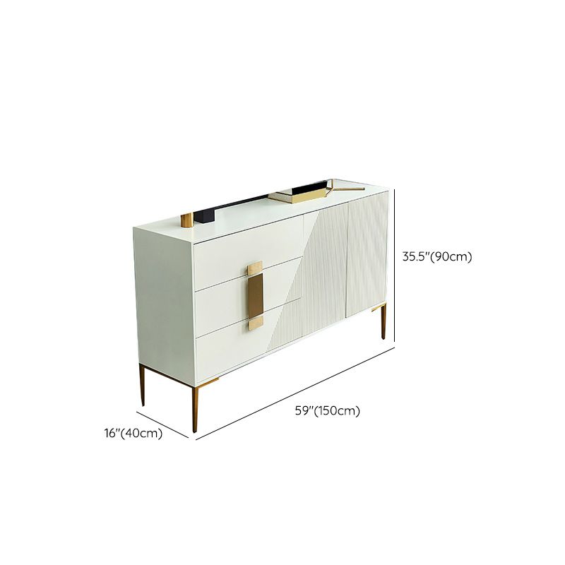 15.6 Inch Width Classic Glam Storage Chest Stone Storage Chest Dresser