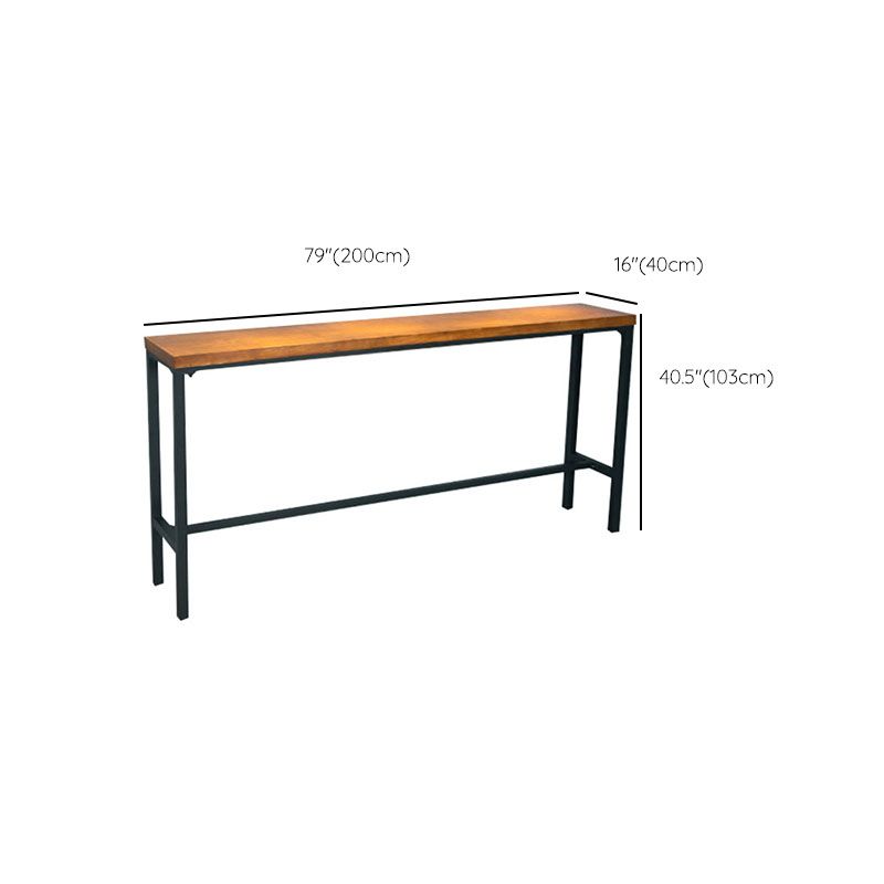 Industrial Pub Dining Set 1/2/5 Pieces Rectangular Bar Stool and Table Set