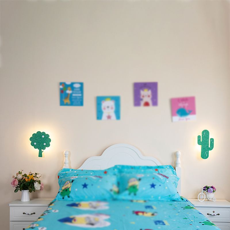 Luz de pared de forma única de estilo moderno poliéster 1 luces de montaje de pared de 1 luces