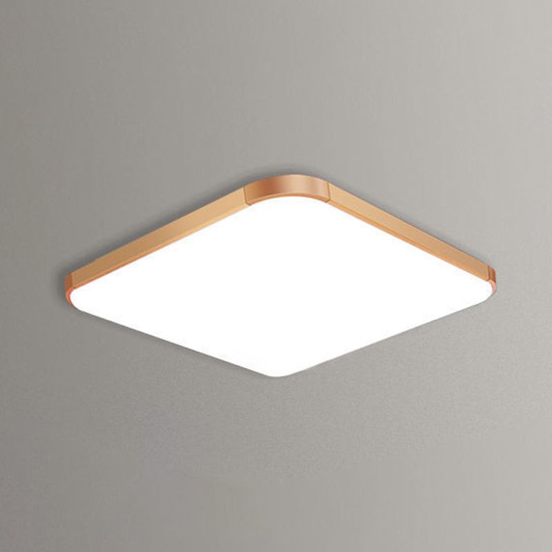 Geometrie Vorm Plafondlamp Modern Aluminium 1 Licht Inbouw voor Slaapkamer