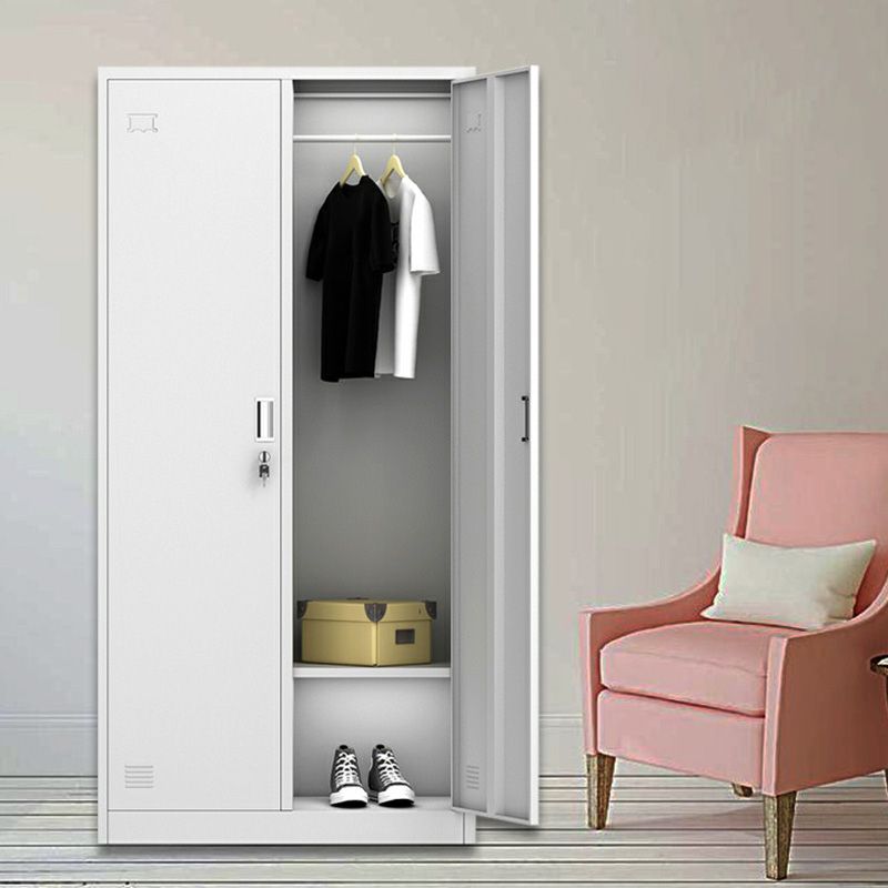 Hinged Door Storage Cabinet for Home Contemporary Metal Cabinet