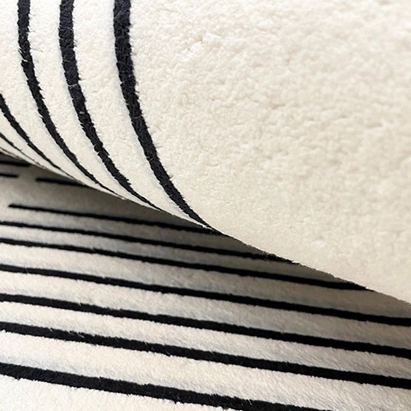 Rectangle Shape Geometric Pattern Rug Stain Resistant Loom Rug for Bedroom