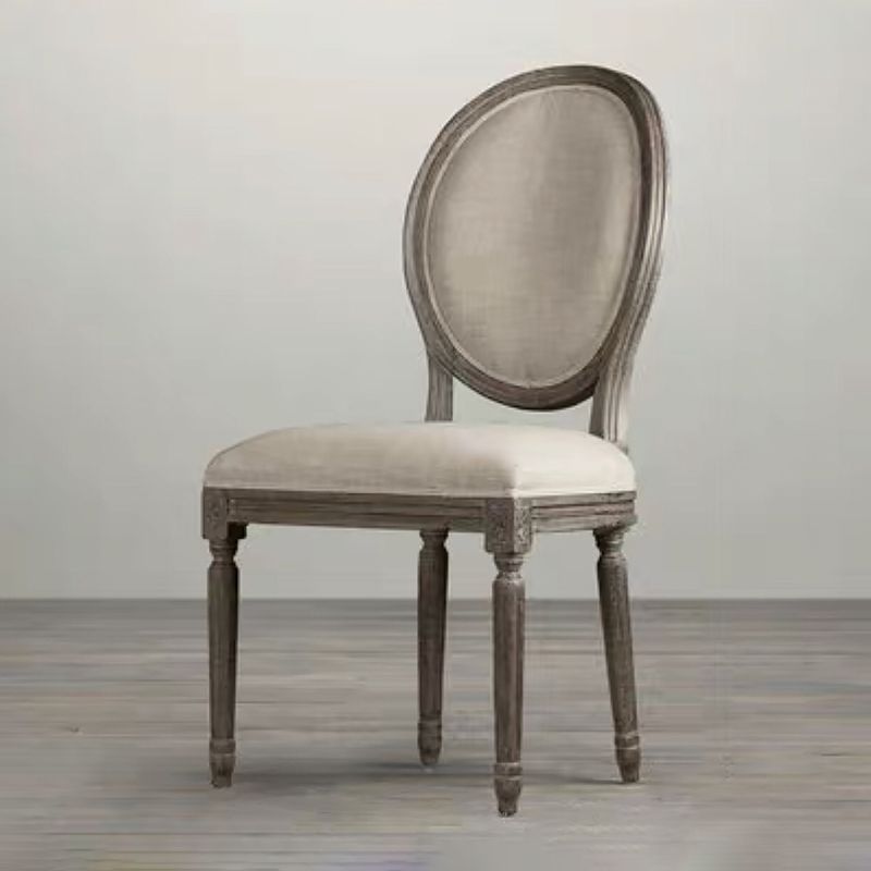 Farmhouse Style Fixed Solid Wood Dining Room Table with 4 Solid Wood Legs Kitchen Dining Set