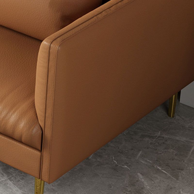 Stain Resistant Stationary 3-seater Square Arm Standard Cushions Sofa