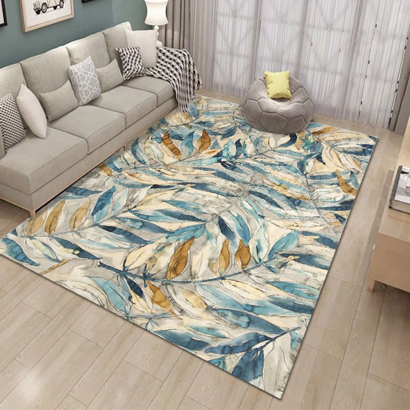 Modern Carpet Funky Abstract Print Carpet Polyester Carpet with Non-Slip Backing