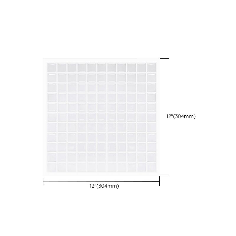 Peel and Stick Subway Tile Waterproof Plastic Rectangle Peel & Stick Tile for Kitchen