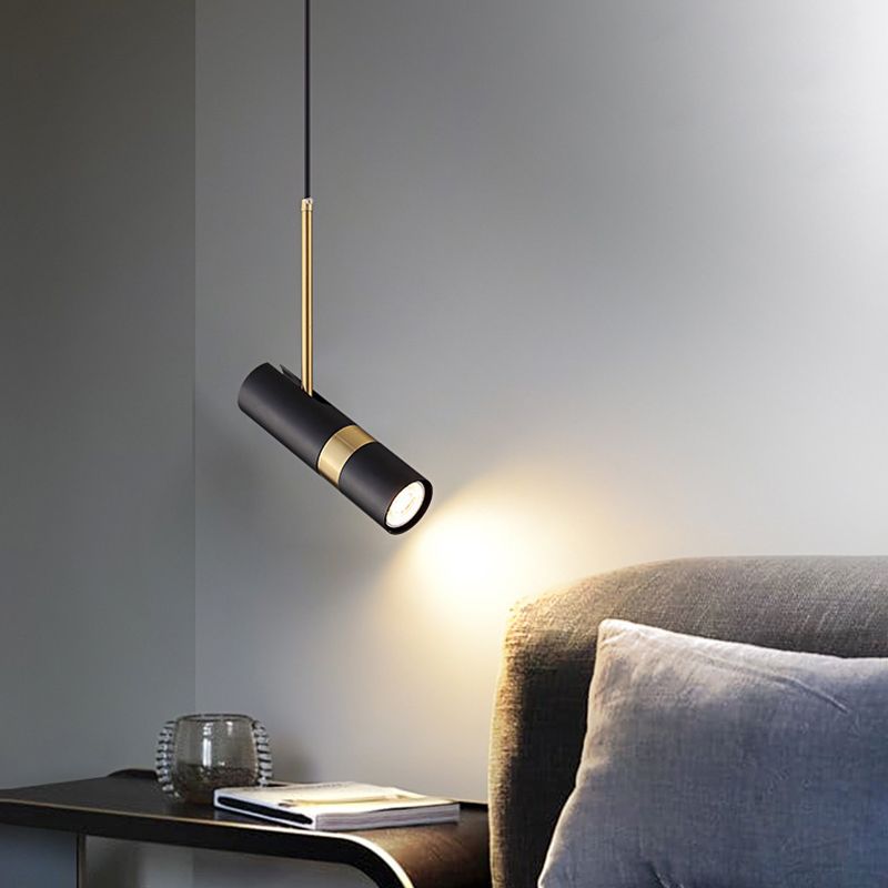 Metal Cylinder Wall Light Sconces Modern 1 Light Wall Mounted Lamp