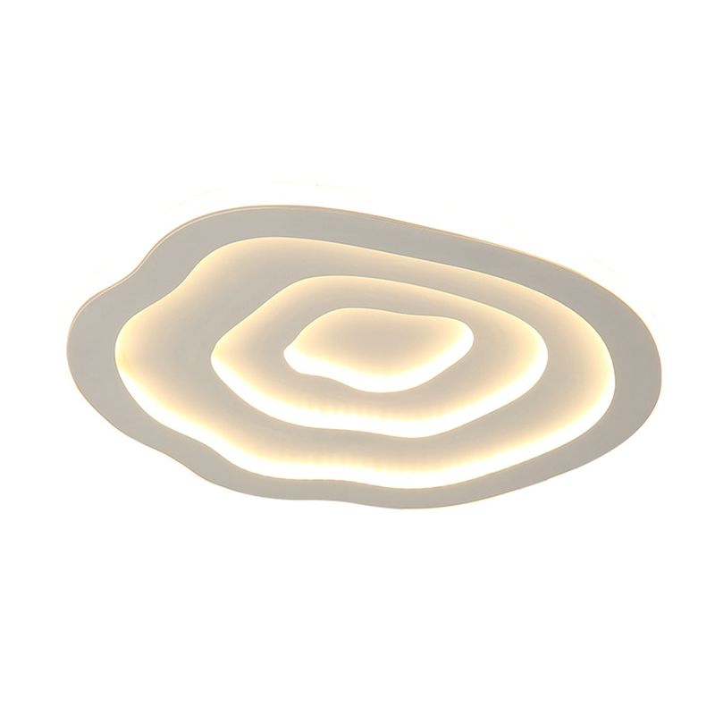 Witte Metalen Plafondlicht Lamp Moderne Stijl Cloud Flush Mount Plafondlicht Verlichting