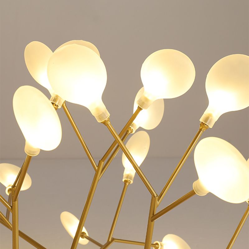 Modern Style Branch Flush Mount Metal Ceiling Light for Bedroom