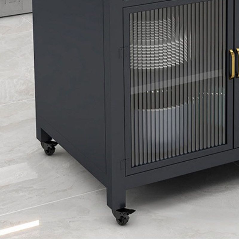 Dining Room Kitchen Island Table Marble Modern Prep Table with Drawer