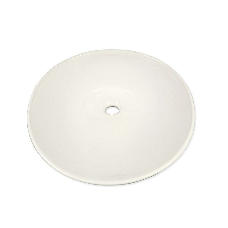 Modern Vessel Bathroom Sink Porcelain Oval with Faucet Vessel Sink
