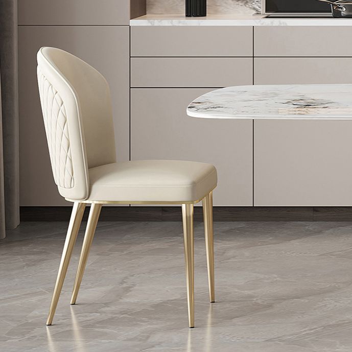 Modern Style Sintered Stone Dining Set White 1/2/5/7 Pieces Dining Set for Home Use