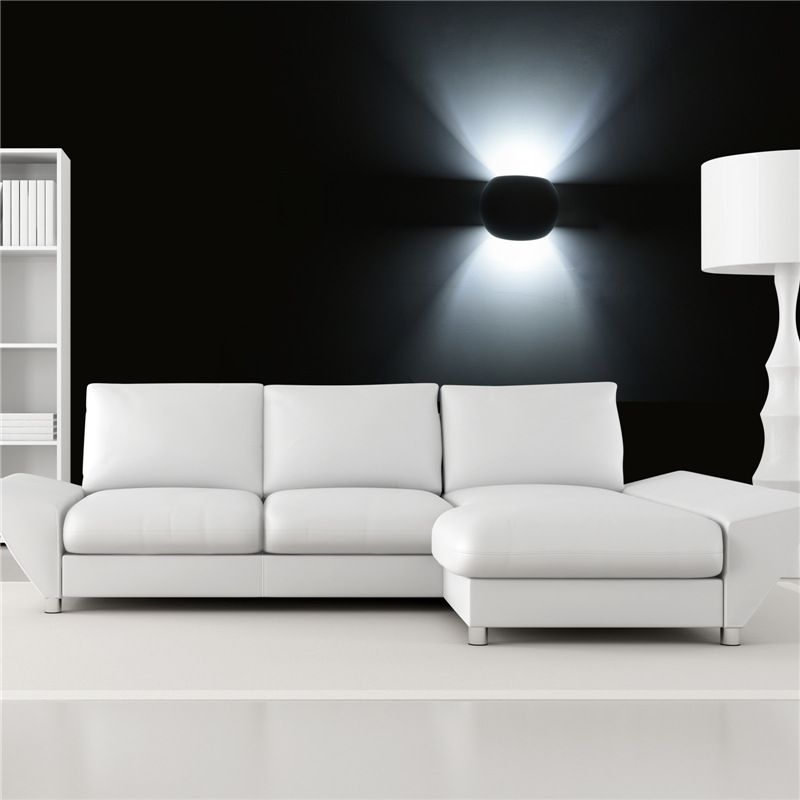 Stone Geometric Sconce Lights Modern Style 2 Lights Wall Lighting Fixtures