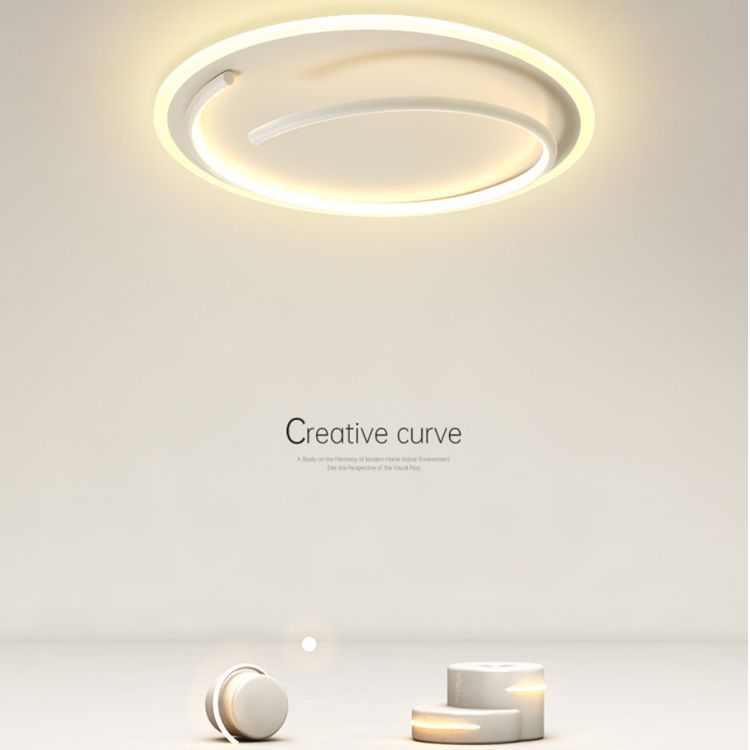 Ronde acryl plafondlamp Minimalisme LED-inbouwlamp voor slaapkamer