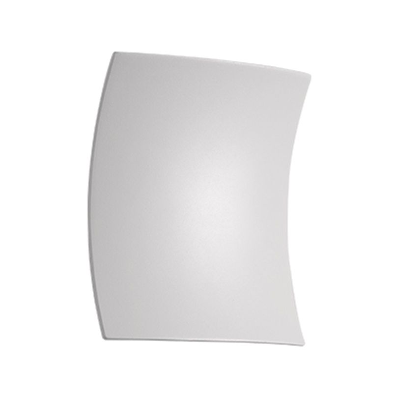 1 leichte Metallwand Licht moderner Stil quadratischer Form Wandhalterung Leuchte in Weiß