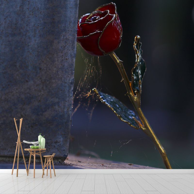 Roses Mildew Resistant Mural Wallpaper Living Room Wall Mural