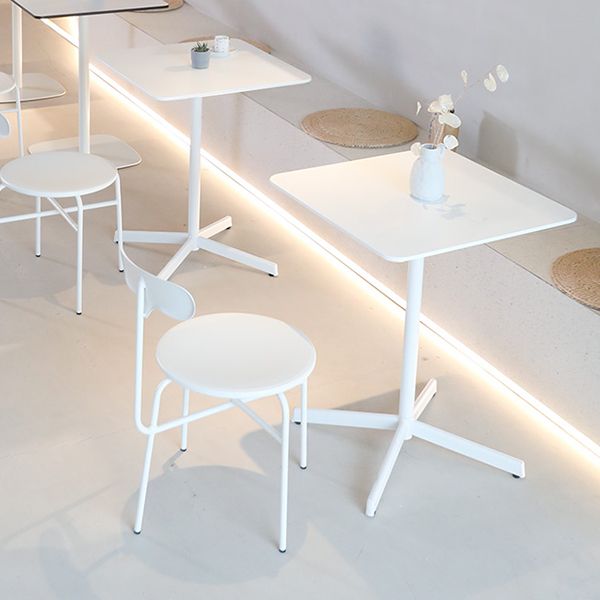 Industrial Style Dining Site Table Metal 4 Legs Dining Room Collection