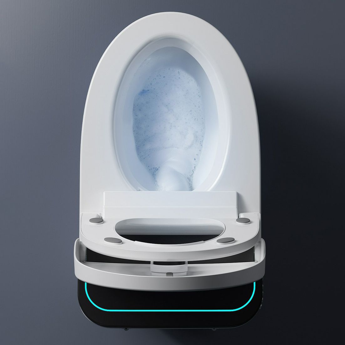 Modern Toilet Bowl All-In-One ABS Floor Mounted Siphon Jet Urine Toilet