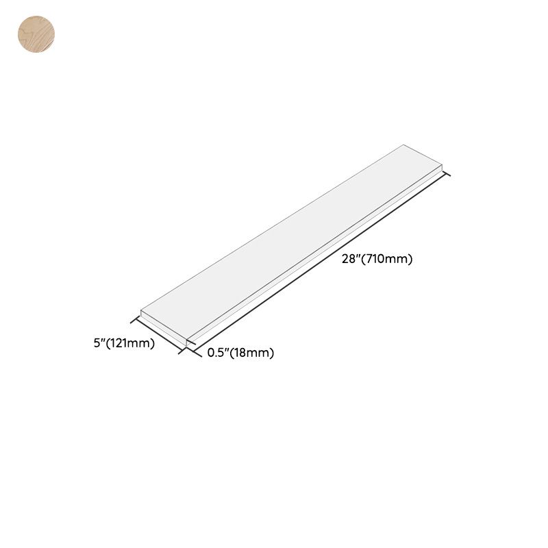 Modern Wood Flooring Tiles Solid Wood Click-Locking Hardwood Deck Tiles