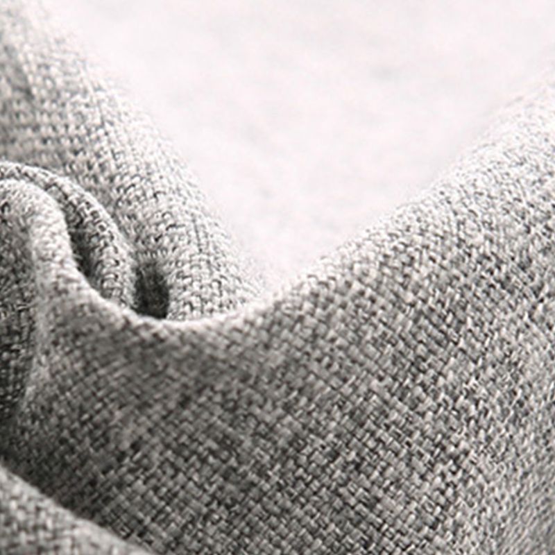 33.46" WideLinen Square Arm Sofa Bed Stain Resistant Convertible Sofa