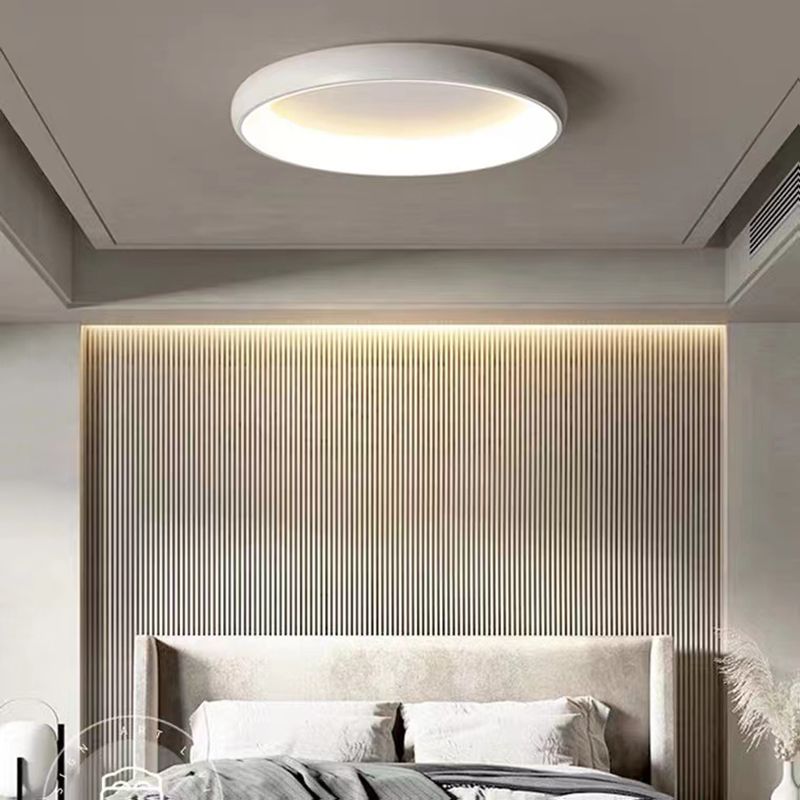 White Flush Mount Lighting LED Contemporary Ceiling Light for Home