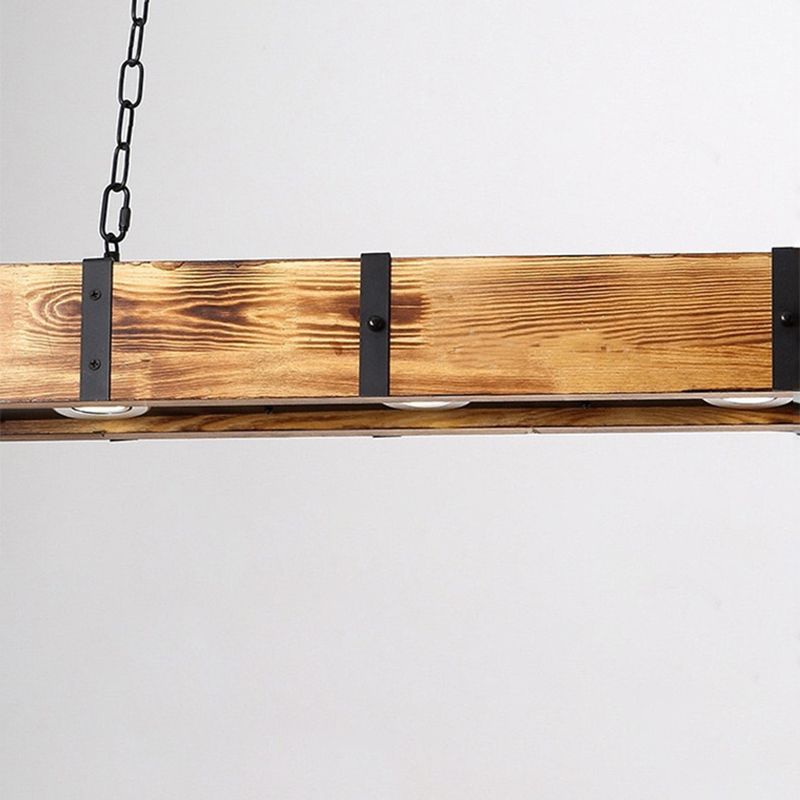 COLORE DI LEGGIO LUCE PENDANTE ISLANDE RETTANGULER