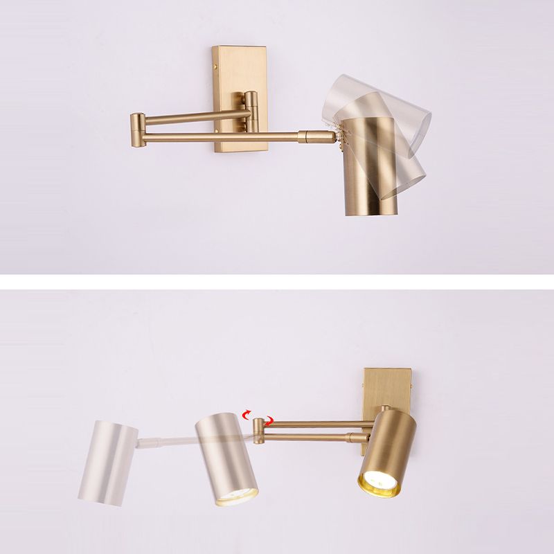 Contemporary Wall Sconce Minimalist Wall Light Fixture with Adjustable Arm