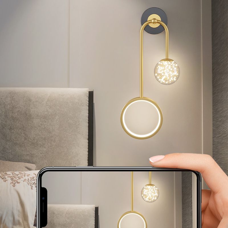 Kugelwandleuchte moderne Glas 2 Lichtwandmontage Leuchten