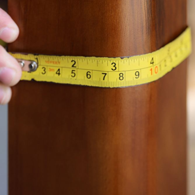 Stile moderno Round 54.33 "Tavolo da pranzo Tavolo da pranzo a goccia in legno in legno per uso domestico