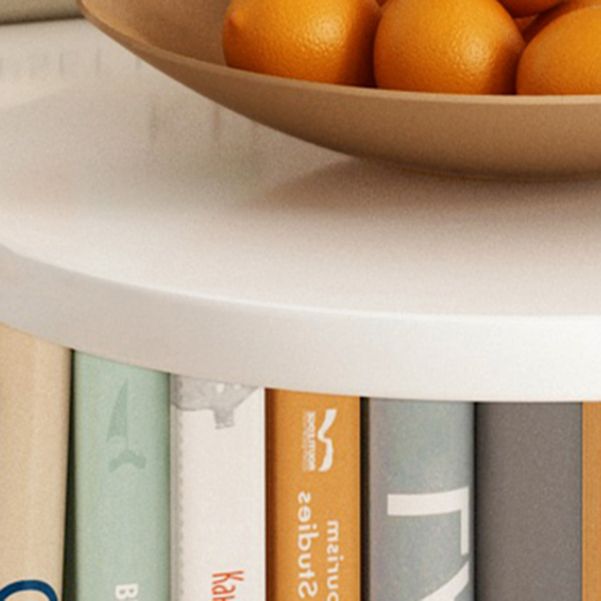 Modern Closed Back Book Shelf Wooden Bookcase for Living Room