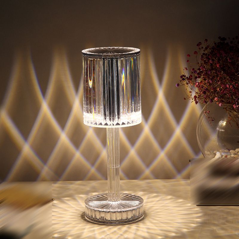 Éclairage de bureau de style moderne Lampe de bureau LED acrylique pour chambre à coucher