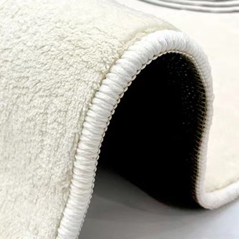 Beige Modern Rug Polyester Bird Indoor Rug Stain Resistant Rug for Living Room