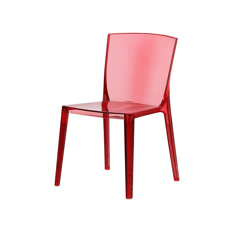 Modern Style Side Chair Plastic Side Dining Chair for Home Use