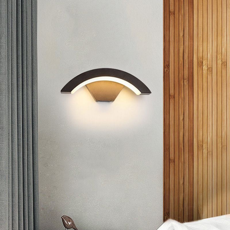 Modern Minimalist Style Wall Light Sconces Acrylic 1 Light Wall Lights for Outside Wall