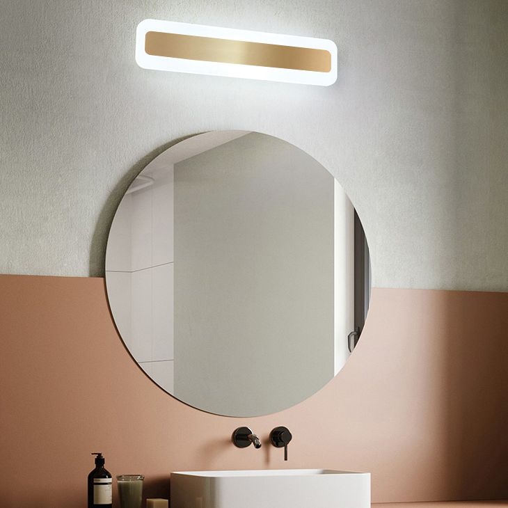 Quadratische Metallwand montierte Waschtischleuchten moderne Waschtischbeleuchtung für Badezimmer