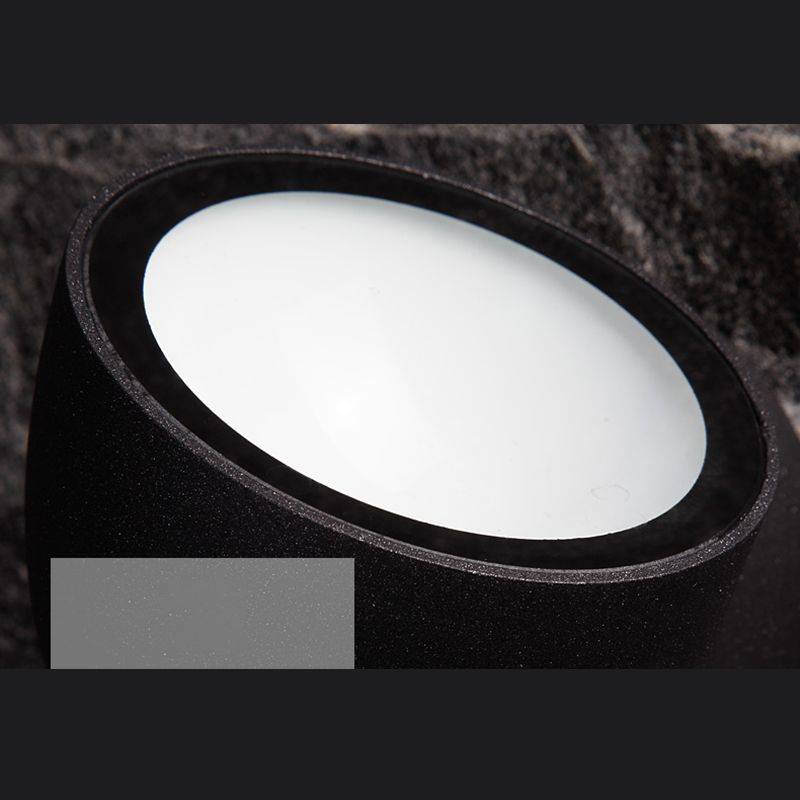 Matte Black Plumbing Pipe Wall Lamp Industrial Metal Courtyard LED Wall Sconce Light