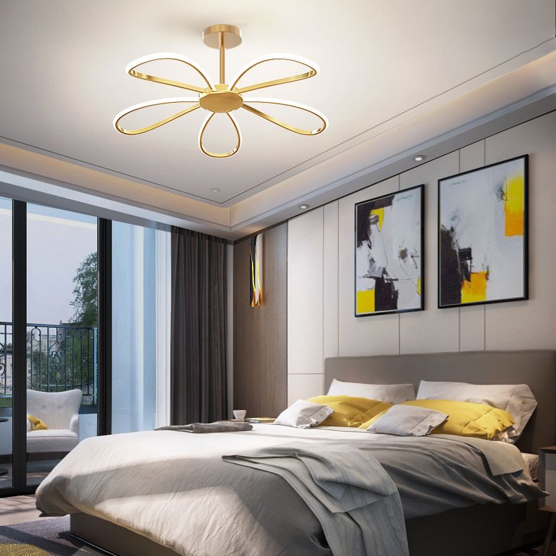 Lampada del lampadina a fiore Simple Metal Living Soggio