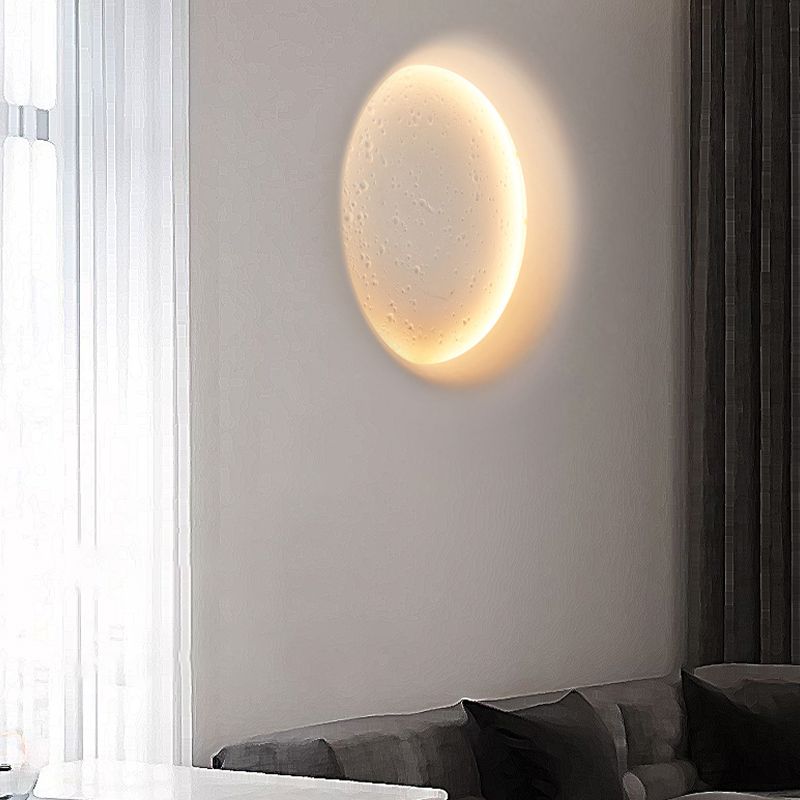 Single Modern Wall Light Sconce Stone LED Wall Mounted Light