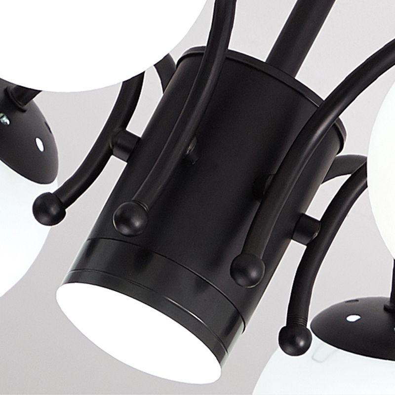 Modern Chandelier Light Fixtures Metal Global Hanging Lamp for Dining Room