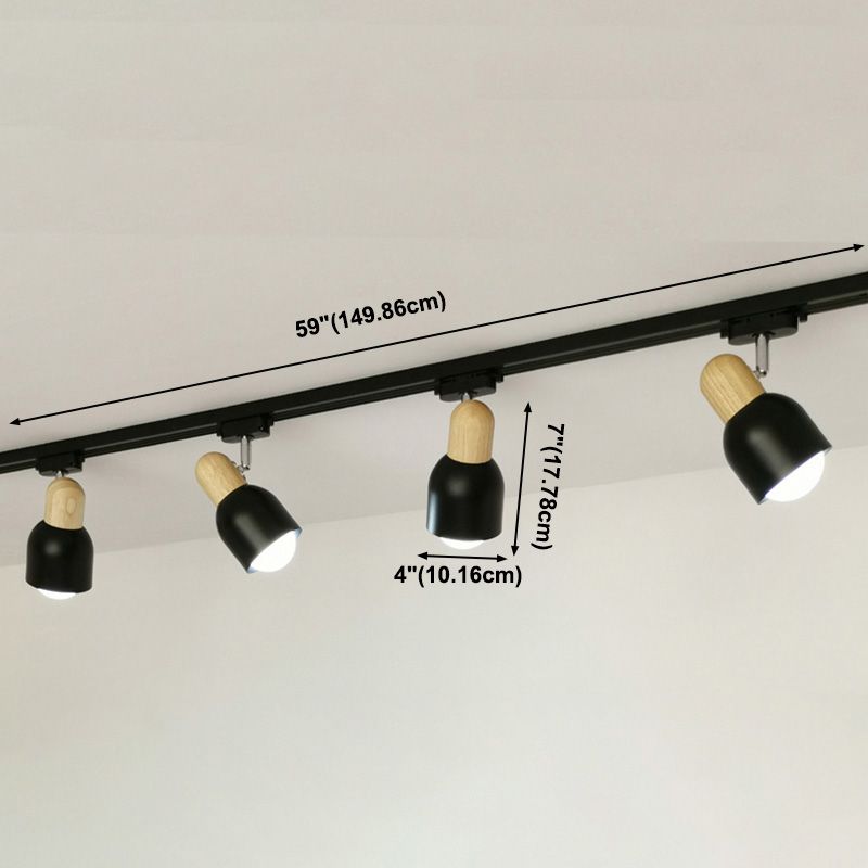 Metal Shaded Ceiling Mounted Light Simplicity Style Ceiling Light Fixture for Living Room