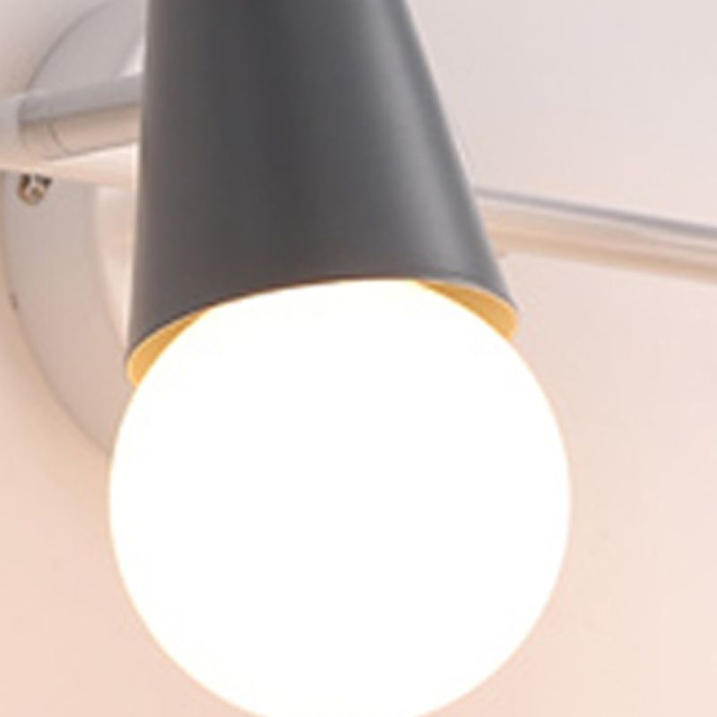 Multi Lights Geometric Wall Mounted Lamps Modern Style Metal Wall Lamps