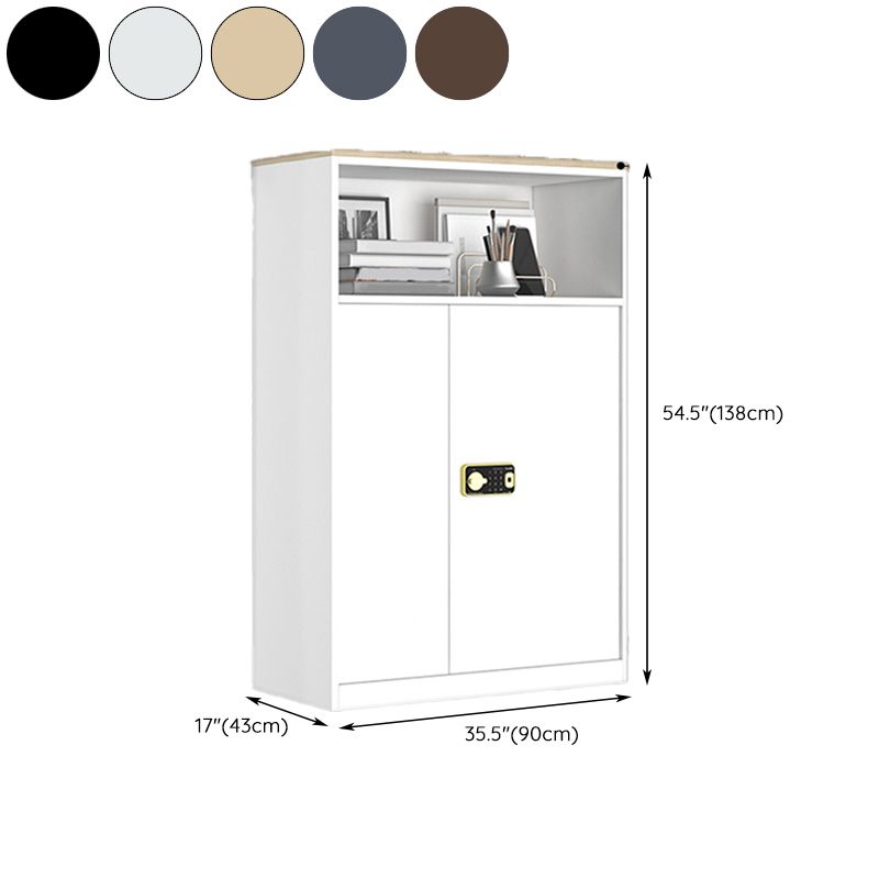 Medieval Modern Cabinet Metal Frame Key Locking File Cabinet