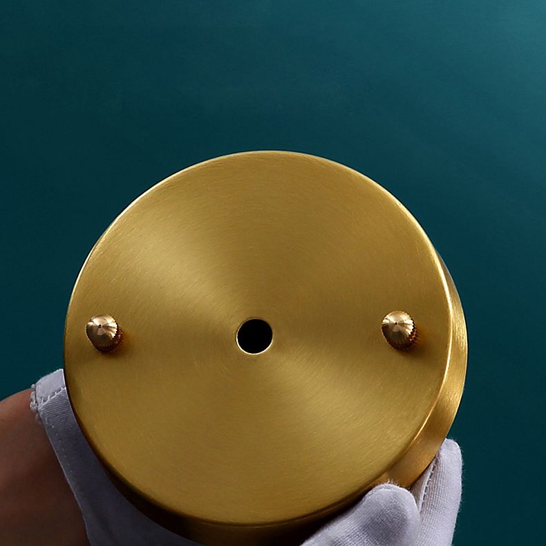 Metal Cylindrical Down Lighting Pendant Nordic Style Pendant Light Fixture in Gold